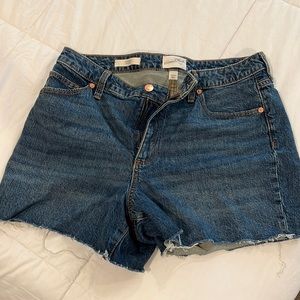 Universal Thread Vintage Midi Denim Shorts (high waist)